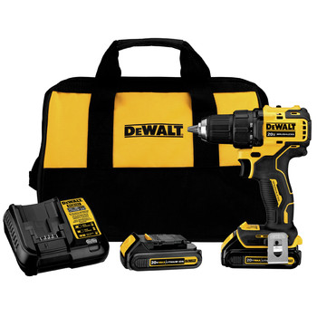 DRILL DRIVERS | Factory Reconditioned Dewalt DCD708C2R ATOMIC 20V MAX Brushless Compact Lithium-Ion 1/2 in. Cordless Drill Driver Kit (1.5 Ah)