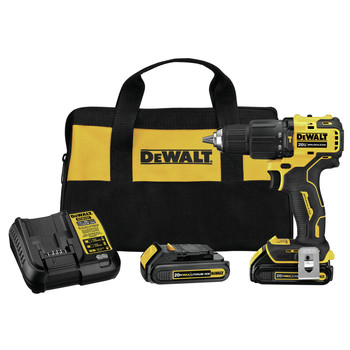 HAMMER DRILLS | Factory Reconditioned Dewalt DCD709C2R ATOMIC 20V MAX Brushless Lithium-Ion Compact 1/2 in. Cordless Hammer Drill Kit