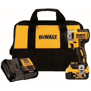 IMPACT DRIVERS | Factory Reconditioned Dewalt DCF887P1R 20V MAX XR Brushless Lithium-Ion 1/4 in. Cordless 3-Speed Impact Driver Kit (5 Ah)
